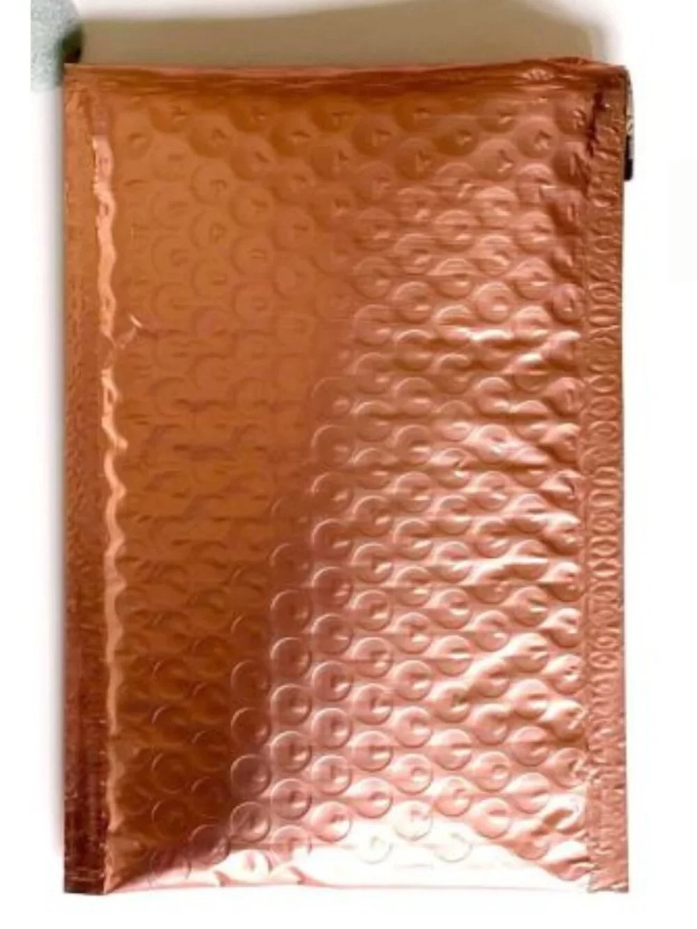 15ct 4.25 x 8 Rose Gold Metallic Bubble Mailers